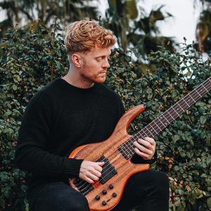 bassist chris Atwell plays overwater perception bass