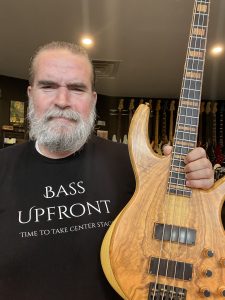 David Sutkin of bass upfront holds his overwater progress 4 bass